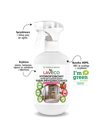 copy of Naturalny płyn do czyszczenia łazienki - 0,5 l - bezzapachowy