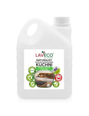 Naturalny płyn do czyszczenia kuchni – zielona cytryna i lawenda – 2 l